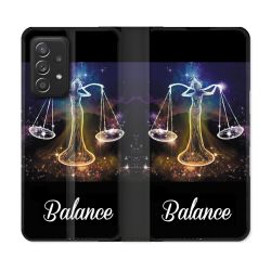 Housse Cuir Portefeuille Pour Samsung Galaxy A53 5G Signe Zodiaque 2 Balance