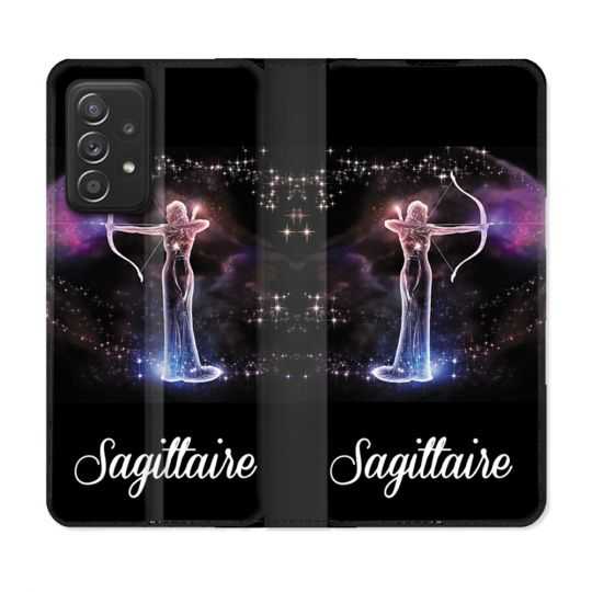 Housse Cuir Portefeuille Pour Samsung Galaxy A53 5G Signe Zodiaque 2 Sagittaire