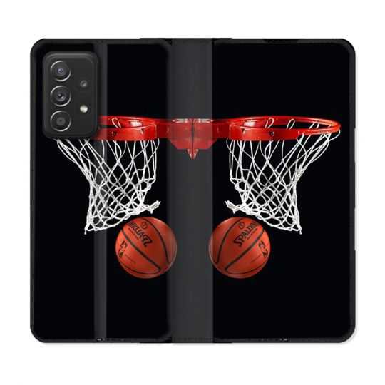 Housse Cuir Portefeuille Pour Samsung Galaxy A53 5G Sport Basket Panier