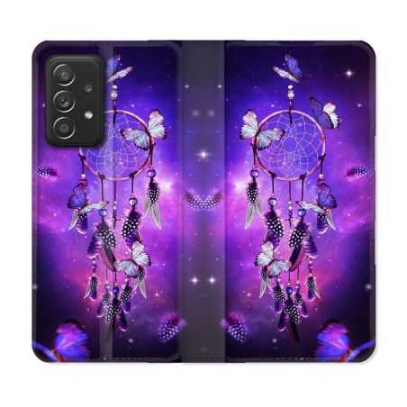 Housse Cuir Portefeuille Pour Samsung Galaxy A53 5G Zen Attrape Reve Papillon