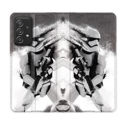 Housse Cuir Portefeuille Pour Samsung Galaxy A53 5G Star Wars - Trooper