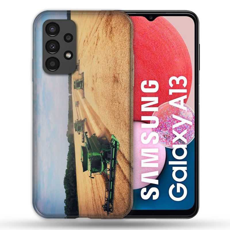 Coque Pour Samsung Galaxy A13 Agriculture Moissonneuse