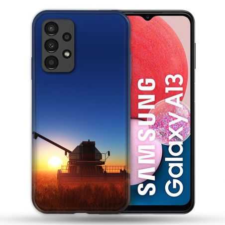 Coque Pour Samsung Galaxy A13 Agriculture Moissonneuse Soleil