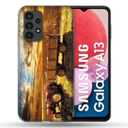 Coque Pour Samsung Galaxy A13 Agriculture Tracteur Color