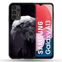 Coque Pour Samsung Galaxy A13 Animal Aigle Royal Noir
