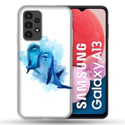 Coque Pour Samsung Galaxy A13 Animal Dauphin Duo