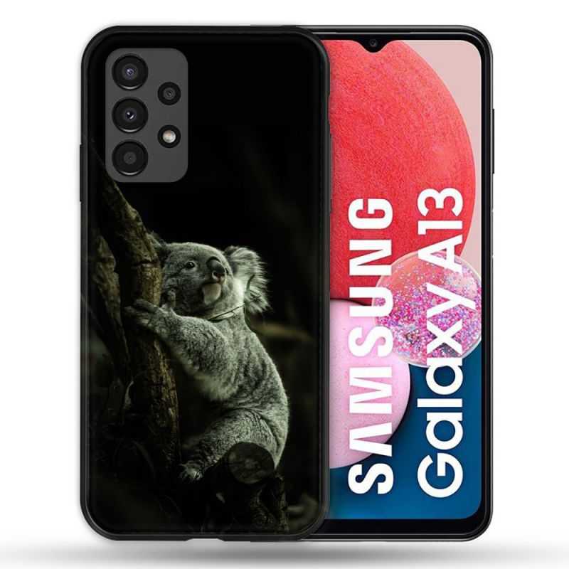 Coque Pour Samsung Galaxy A13 Animal Koala Noir