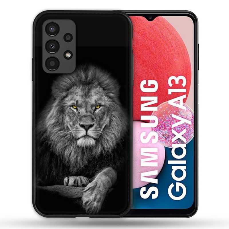 Coque Pour Samsung Galaxy A13 Animal Lion Majestueux