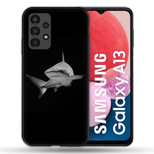 Coque Pour Samsung Galaxy A13 Animal Requin Sombre