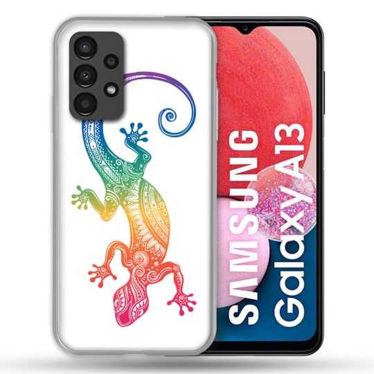 Coque Pour Samsung Galaxy A13 Animal Salamandre Color