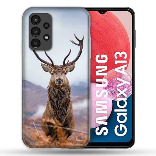 Coque Pour Samsung Galaxy A13 Chasse Chevreuil Montagne