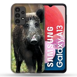 Coque Pour Samsung Galaxy A13 Chasse Sanglier bois