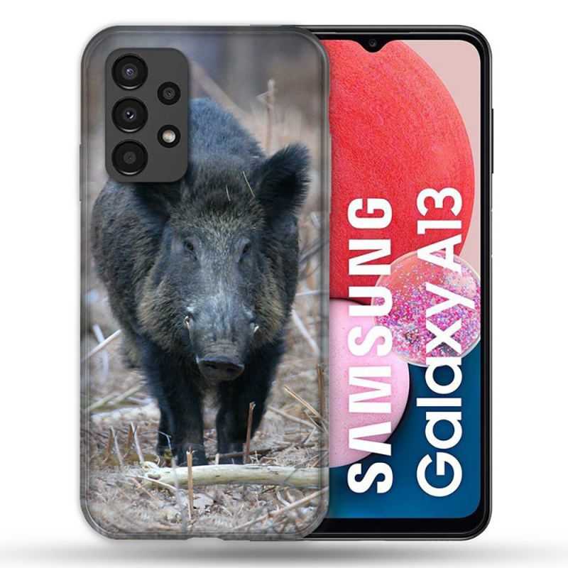 Coque Pour Samsung Galaxy A13 Chasse Sanglier Pin