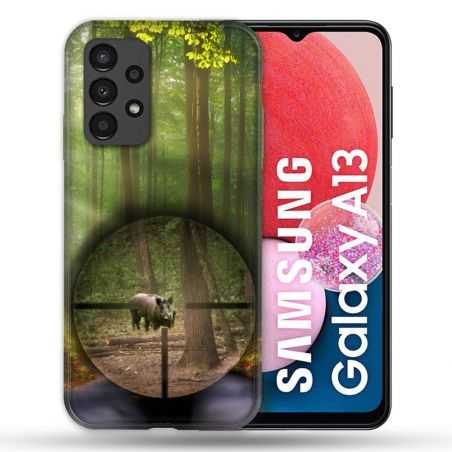 Coque Pour Samsung Galaxy A13 Chasse Sanglier Viseur