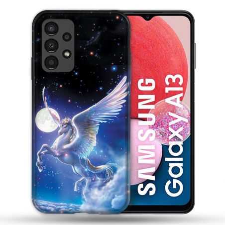Coque Pour Samsung Galaxy A13 Fantastique Licorne Céleste