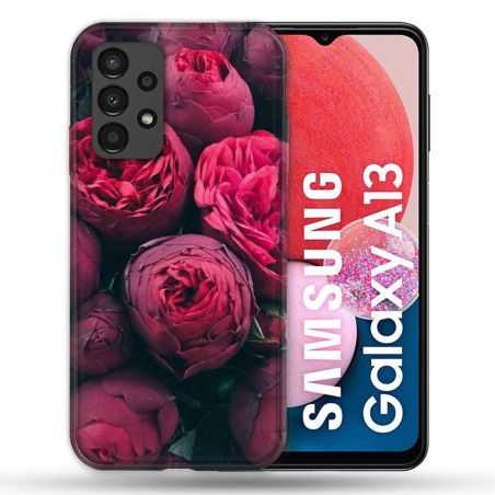 Coque Pour Samsung Galaxy A13 Fleur Pivoine