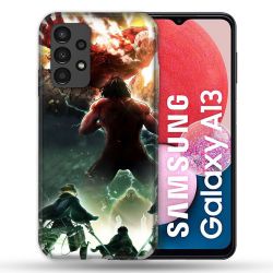 Coque Pour Samsung Galaxy A13 Manga Attaque Titans Combat