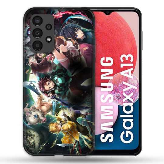 Coque Pour Samsung Galaxy A13 Manga Demon Slayer Groupe