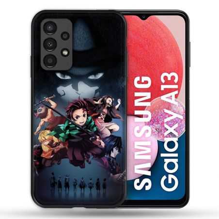 Coque Pour Samsung Galaxy A13 Manga Demon Slayer Noir