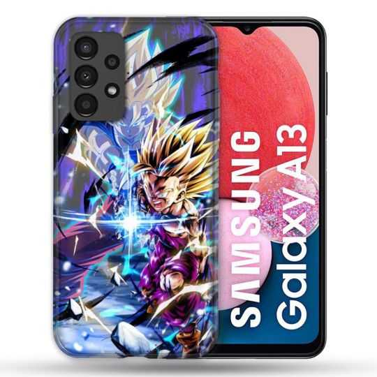 Coque Pour Samsung Galaxy A13 Manga Dragon Ball Sangohan Duo