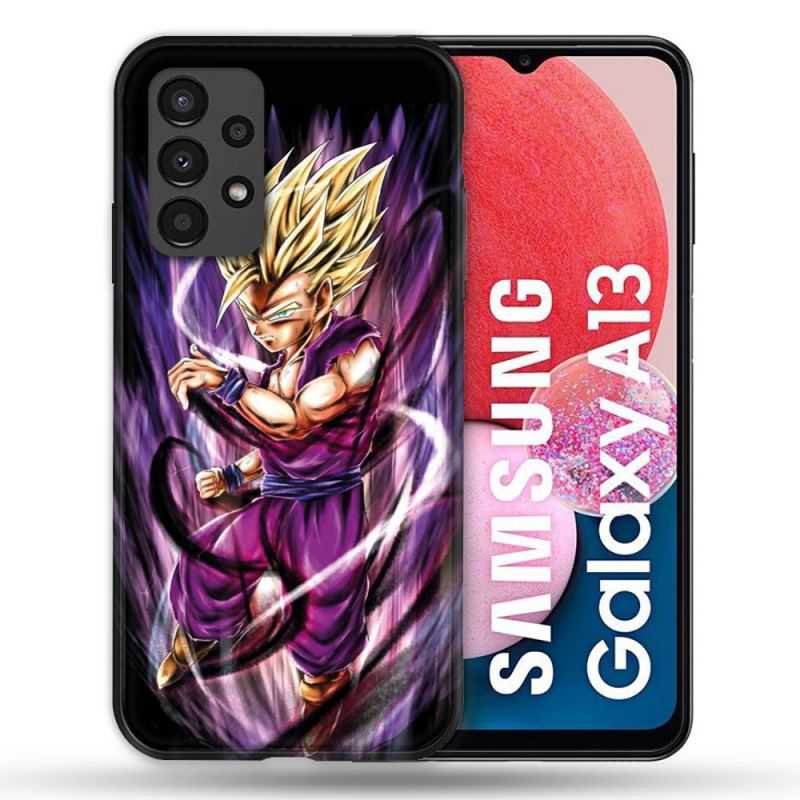 Coque Pour Samsung Galaxy A13 Manga Dragon Ball Sangohan Violet