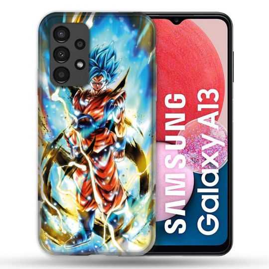 Coque Pour Samsung Galaxy A13 Manga Dragon Ball Sangoku Blanc