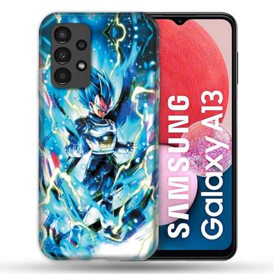 Coque Pour Samsung Galaxy A13 Manga Dragon Ball Vegeta Bleu
