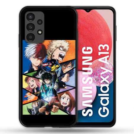 Coque Pour Samsung Galaxy A13 Manga My Hero Academia Noir