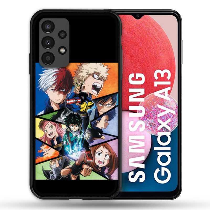 Coque Pour Samsung Galaxy A13 Manga My Hero Academia Noir