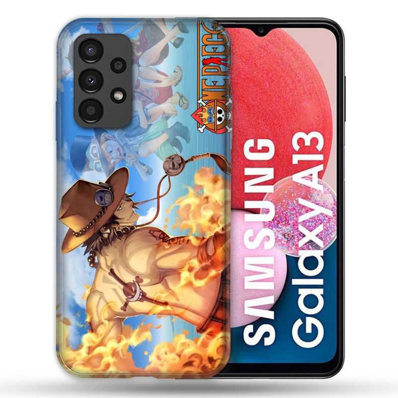 Coque Pour Samsung Galaxy A13 Manga One Piece Ace Color