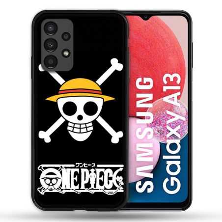 Coque Pour Samsung Galaxy A13 Manga One Piece Tete de Mort