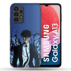 Coque Pour Samsung Galaxy A13 Manga Solo Leveling Sung Bleu