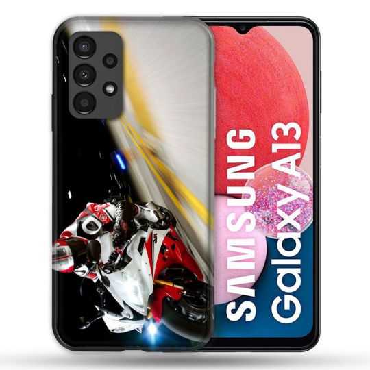 Coque Pour Samsung Galaxy A13 Moto Course GP R6
