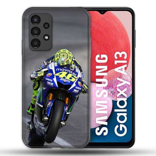 Coque Pour Samsung Galaxy A13 Moto Course GP Wheeling 46