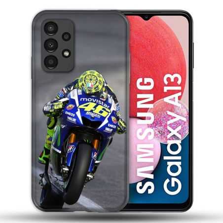 Coque Pour Samsung Galaxy A13 Moto Course GP Wheeling 46