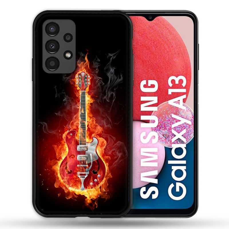 Coque Pour Samsung Galaxy A13 Musique Guitare Electrique