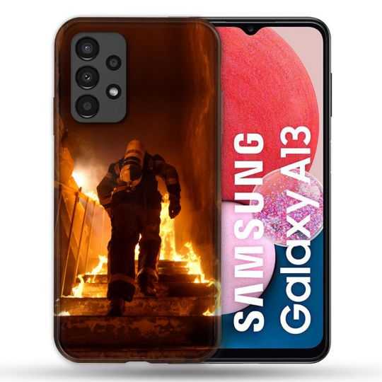 Coque Pour Samsung Galaxy A13 Pompier Escalier
