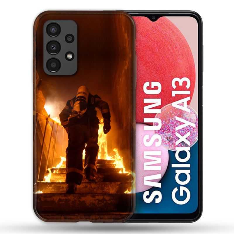 Coque Pour Samsung Galaxy A13 Pompier Escalier