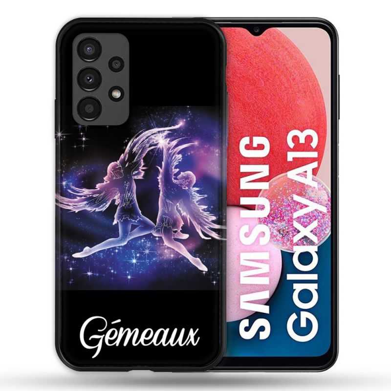 Coque Pour Samsung Galaxy A13 Signe Zodiaque 2 Gémeaux