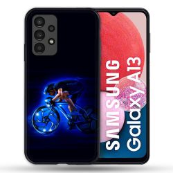 Coque Pour Samsung Galaxy A13 Sport Cyclisme Bleu