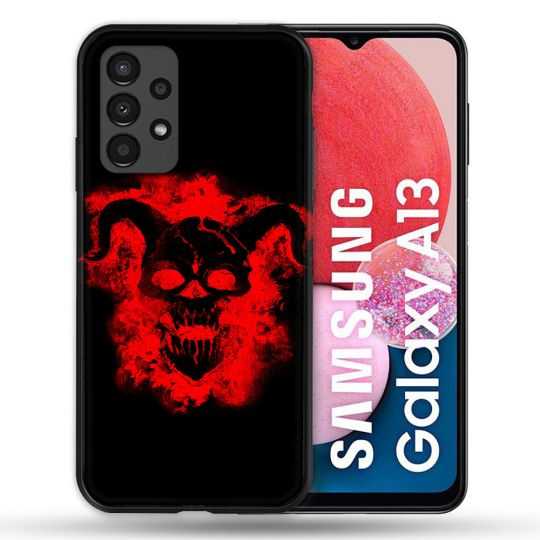 Coque Pour Samsung Galaxy A13 Tete de Mort Diable