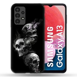 Coque Pour Samsung Galaxy A13 Tete de Mort Triple