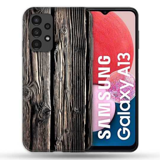 Coque Pour Samsung Galaxy A13 Texture Bois