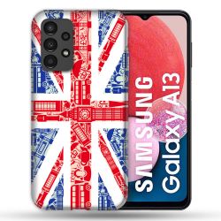 Coque Pour Samsung Galaxy A13 Voyage Angleterre Blanc