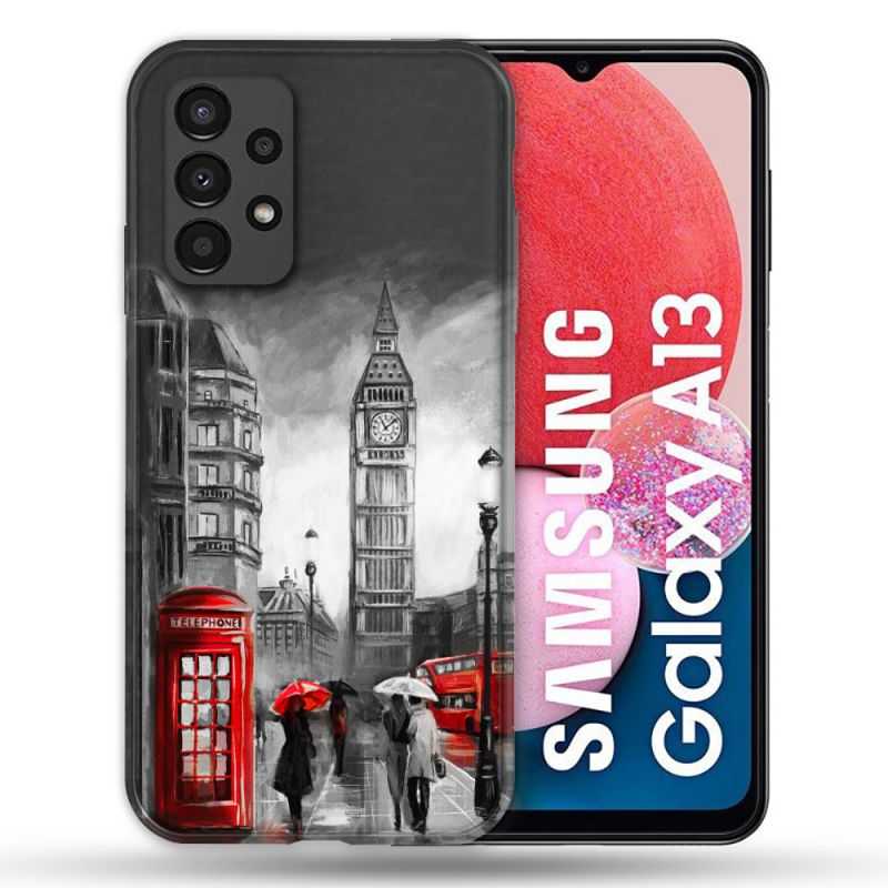 Coque Pour Samsung Galaxy A13 Voyage Angleterre Londres Vintage