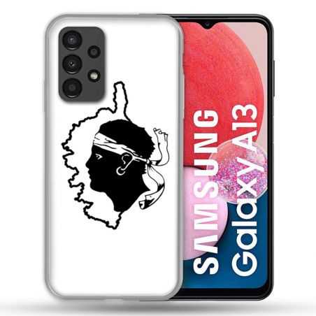 Coque Pour Samsung Galaxy A13 Voyage Corse Blanc