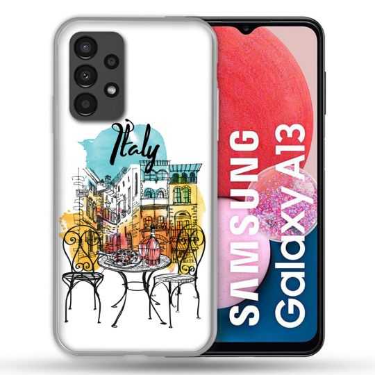 Coque Pour Samsung Galaxy A13 Voyage Italie Vintage