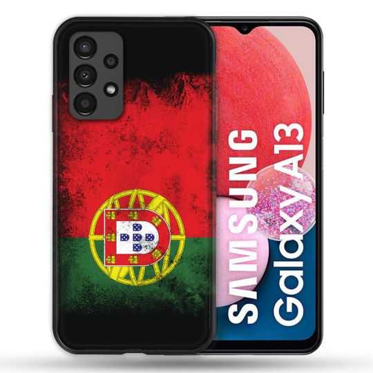 Coque Pour Samsung Galaxy A13 Voyage Portugal Drapeau