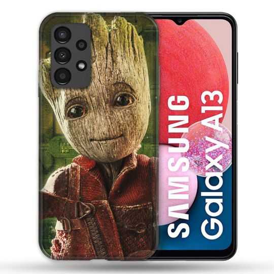 Coque Pour Samsung Galaxy A13 Groot Vert