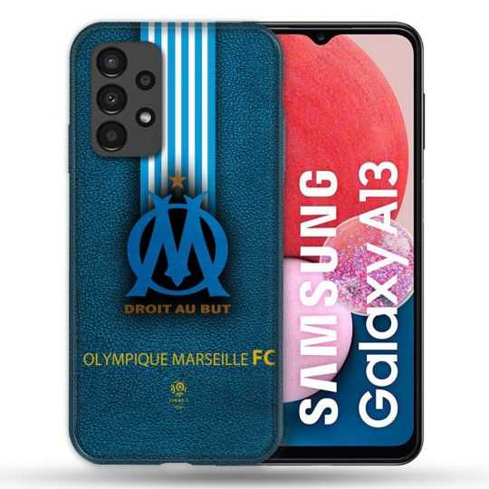 Coque Pour Samsung Galaxy A13 Olympique Marseille OM Bande